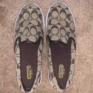 Women’s Coach sequin sneaker slides